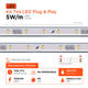 Tira De Led 5 Metros Blanco Frio Black+decker 6000k - 250 Lm/m 220v - Vista 2