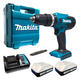 Makita Taladro 13mm Percutor 18v  2 Baterias 1.5ah 1 Cargador + Maletin - Vista 1