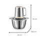 Lusqtoff - Picadora 650w 2000ml Ac. Inox - Vista 2