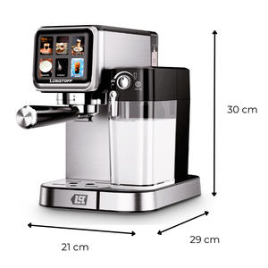 Lusqtoff - Cafetera Espresso Multicapsula 8 Programas (acero Inox)