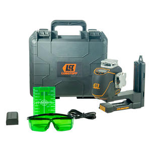 Lusqtoff Nivel Laser 360° 3 Lineas Verdes - Black Series