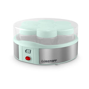 Lusqtoff - Yogurtera 1.7 Litros 15w - 7 Frascos De Vidrio