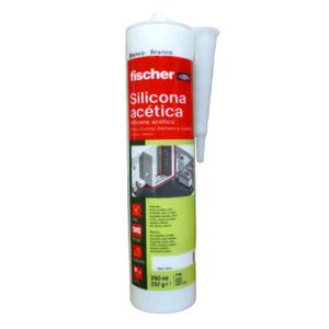 Fischer Sellador Silicona Acetica Blanca 260ml.