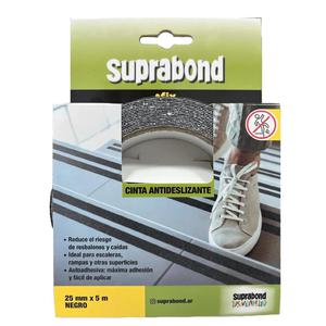 Suprabond Cinta Antideslizante Negra 25 Mm X 5 Mts - Afix