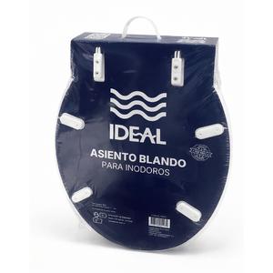 Ideal 72000 Asiento Blando Universal Redondo Herraje Plastico