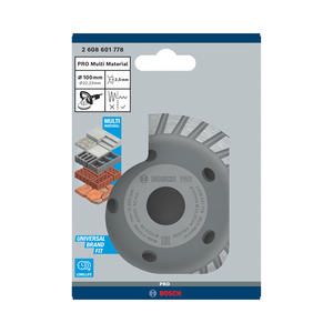 Bosch Plato Muela Diamantada 4-1/2" 115mm Universal