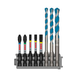Bosch Set   8 Pick And Click Puntas - Mechas Multiconstruccion - Estuche