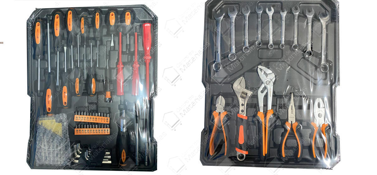 Kit Herramientas 80 Piezas Caja Metalica Lusqtoff Lqcm132 - Pinturerias  Sagitario