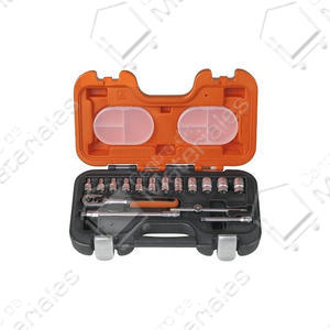 Bahco Set  16 Piezas De Tubo Exagonal 1/4 4 A 13mm Codigo S160a