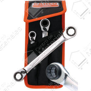 Bahco Set   3 Piezas Llaves Ratchet S4rm3t