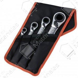Bahco Set   4 Piezas Llaves Ratchet S4rm4t
