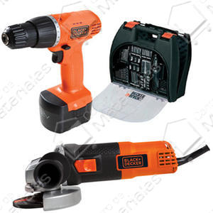 Black & Decker Amoladora G720 + Atornillador Cd121k100