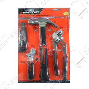 Black & Decker Set   4 Piezas Herramientas Manuales (hdt51-908)