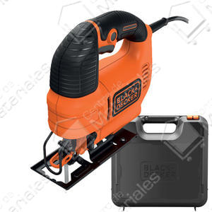 Black & Decker Sierra Caladora 550w E. Polvo Enc. Autom. Pendular Maleta (ks701pek)