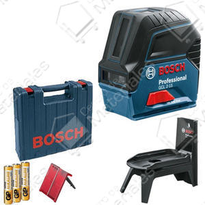 Bosch Nivel Laser De Linea Roja Gcl2-15 15 Mts Lineas Y Ptos C/ Sopte Rm1  Reflector