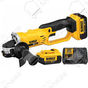 Dewalt Amoladora 125mm 20v 4 Amp. 2 Bat. Ion Li Cargador 7000rpm