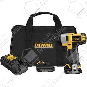 Dewalt Atornillador Impacto Hex.1/4'' 2bat12v Ion-litio Luz Led(dcf815s2)