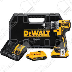 Dewalt Atornillador Taladro 20v 13mm Sin Carbones/brushless (2 Baterias, Cargador, Maletin)
