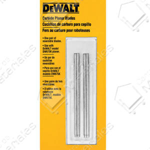Dewalt Cuchillas Para Cepillo  82mm Doble Filo X 2 Unid