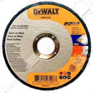 Dewalt Disco De Corte 115 X 1,6 X 22 Mm