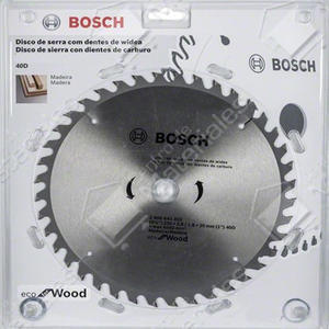 Bosch Disco Sierra Circular Madera Eco 7 1/4 (184mm) 40d 644.330