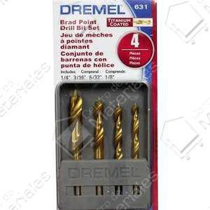 Dremel  631 Juego Brocas Titanio