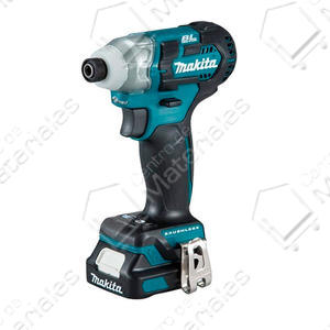 Makita Atornillador Impacto 1/4 12v Sin Carbones - 2 Baterias - 1 Cargador - Maletin