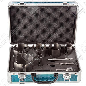 Makita Set  9 Piezas Sierra Copa Multiproposito Milimetricas - Maletin