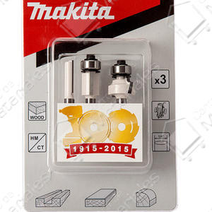 Makita Set  3 Fresas 1/4" D-53344