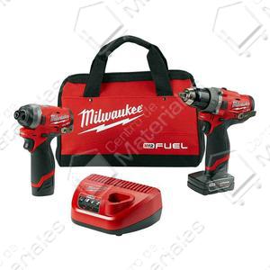Milwaukee Combo 12v Fuel Taladro Percutor + Atornillador Impacto