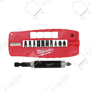 Milwaukee Set 11 Puntas + Adaptador