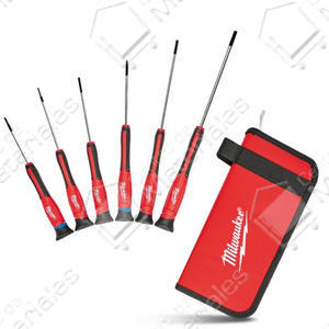 Milwaukee Set  6 Destornilladores Precision