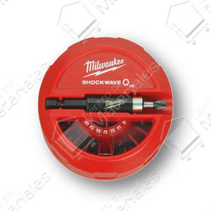 Milwaukee Set 22 Puntas Impacto Y Prolongador