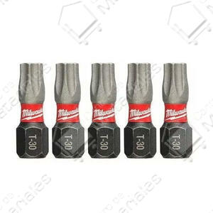 Milwaukee Punta Atornillar Torx T-30 X25mm (5 Unidades)