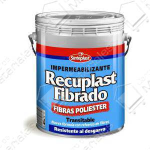 Recuplast Fibrado Rojo X 10 Lts.