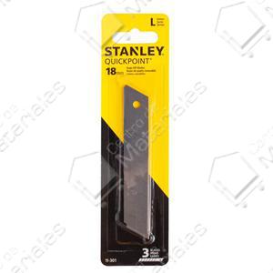 Stanley Cutter Repuesto  18mm  X 3 Unid 11-301