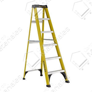 Stanley Escalera Dielectrica Fibra De Vidrio Tijera - 6 Escalones