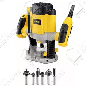 Stanley - Fresadora 1200w 27000rpm 3 Topes De Prof. (strr1200)