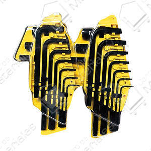 Stanley Set  20 Piezas Llave Allen Pulgadas Y Metricas