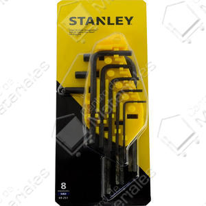 Stanley Set   8 Piezas Llave Allen Milimetrica Pta Hexag.