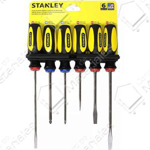 Stanley Set   6 Destornilladores Manuales 60-060s