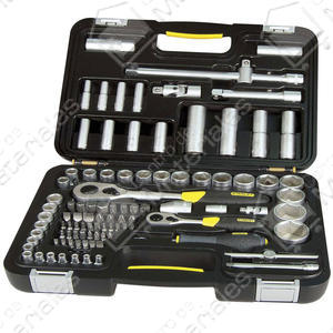 Stanley Set  96 Piezas Tubos Y Puntas 1/2 Y 1/4" Fastmax