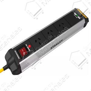 Stanley Zapatilla 3 Tomas + 2 Usb 5v 2.3 Amp Con Termica Y Cable 1,5 M
