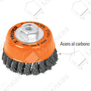Truper Cepillo De Alambre Trenzado 100mm Fino (14185)