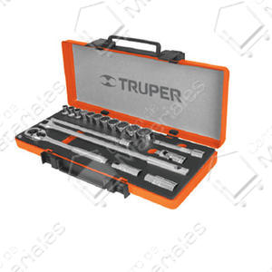 Truper Set 19 Piezas Tubos Y Accesorios Enc. 1/2" Milim (13936)