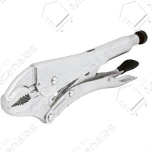 Truper Pinza De Presion 7" Mordaza Curva