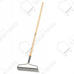 Truper Rastrillo 16 Dientes Con Cabo De Madera