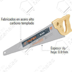 Truper Serrucho Carpintero 18" - Dorado (18167)