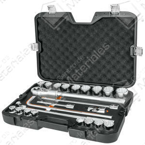 Truper Set 23 Piezas 3/4 Mm (tubos - Llave Crique - Extension)
