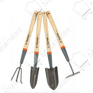 Truper Set De Jardin 4 Piezas - Azadon - Cuchara - Cultivador - Transplantador